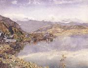 John William Inchbold The Lake of Lucerne,Mont Pilatus in the Distance oil painting picture wholesale